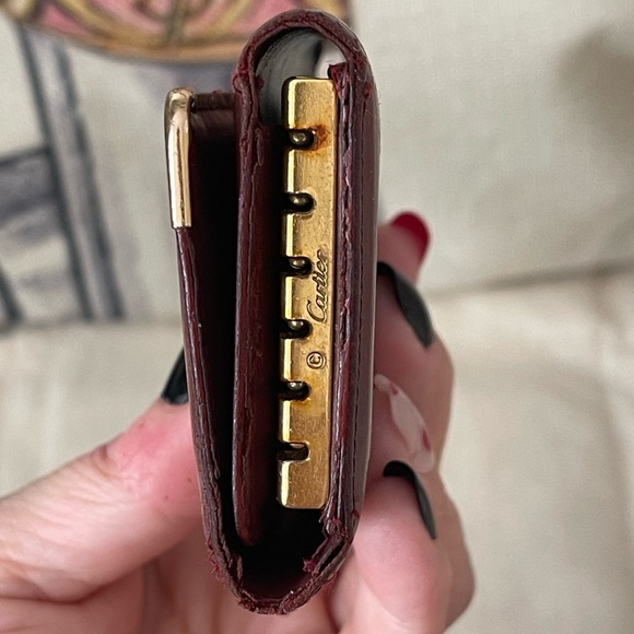 MUST DE CARTIER PARIS SMALL LEATHER GOODS, 6-KEY KEY RING⭐️Always Authentic - Picture 9 of 16